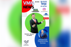 Olá meu povo lindo de Pedreiras,  Trizidela do Vale e todo Maranhão! 
Nesta terça-feira (26) de março,  estarei no (VMM NEWS), no Canal Vozes do Médio Mearim. Aonde estarei sendo entrevistado pelo apresentador meu amigo Themistocles Gomes, apartir dad 09h da manhã. 

Quero aqui também convidar você pra esse momento de muita informação,  pois iremos debater diversos assuntos relevantes do cotidiano dos cidadãos e também da minha trajetória profissional como Jornalista - radialista - apresentador e assessor de imprensa. 
Muitos sabem a paixão que tenho pela minha profissão,  em levar as informações com isenção e muita responsabilidade dos fatos.

Conto com você!

Forte abraço do amigo: Horácio Soares
https://www.instagram.com/reel/C48o8pbrtEP/?igsh=MWV5MTA2OXZlMjR2OQ==